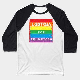 LGBTQIA FOR TRUMP 2020 Mug, Pin, Sticker Baseball T-Shirt